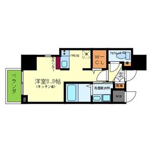 ONLYONE川西藤ノ木(ワンルーム/3階)の間取り写真