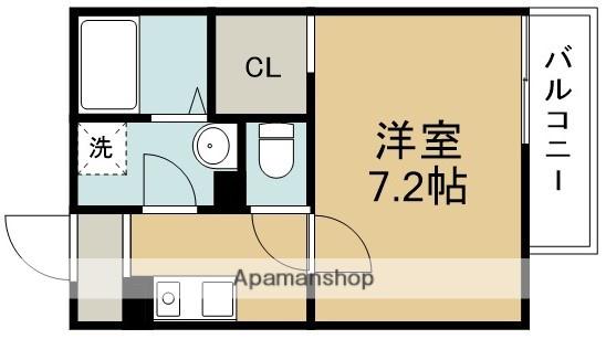 REGIA IKEDA CITY TENJIN(1K/3階)の間取り写真