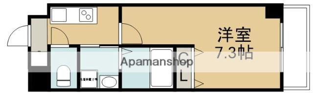 AILE池田(1K/2階)の間取り写真