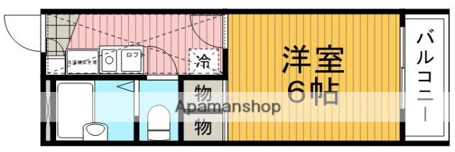 メゾンセイワ石橋(1K/2階)の間取り写真