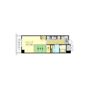 エル・セレーノ府中(1K/5階)の間取り写真