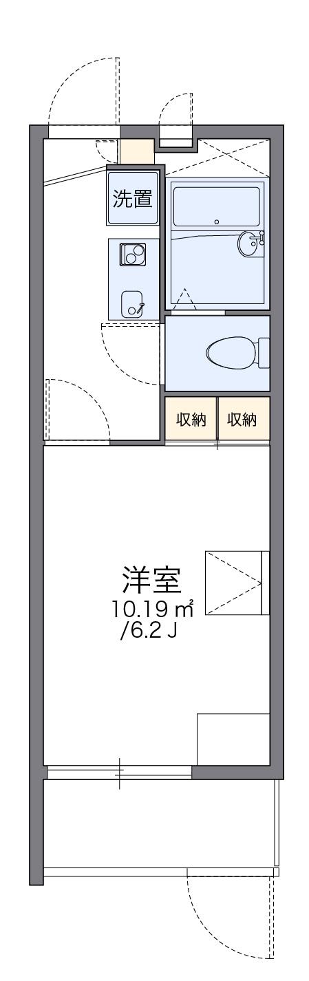 レオパレスアベンタ神武(1K/1階)の間取り写真