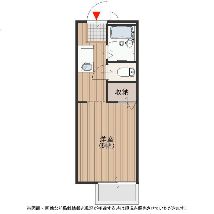 マンハイムスギモト(1K/1階)の間取り写真