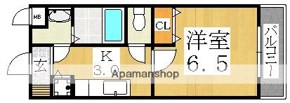 アイボリーコート(1K/1階)の間取り写真