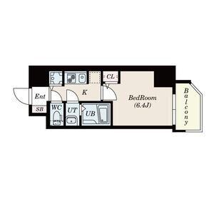 S-RESIDENCE新大阪ウエスト(1K/9階)の間取り写真