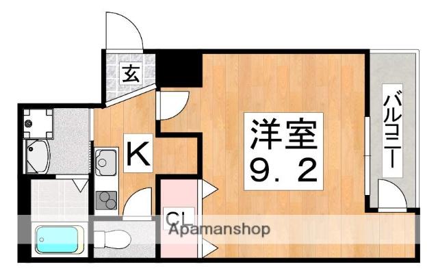 フジパレス平野(1K/2階)の間取り写真