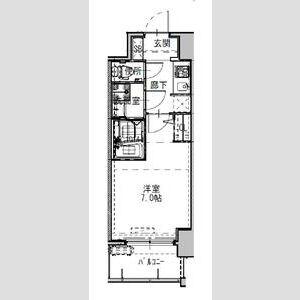 S-RESIDENCEドーム前千代崎(1K/10階)の間取り写真