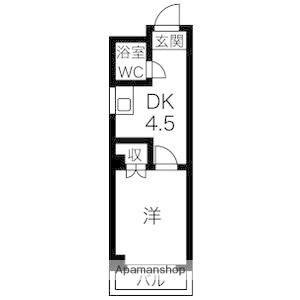 プレアール関目Ⅱ(1DK/2階)の間取り写真
