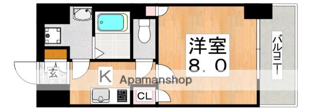 ファーストフィオーレあびこ(1K/10階)の間取り写真