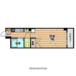 ウィンライフ藤井寺(1K/4階)の間取り写真