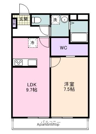 TABIYADO SENNAN(1LDK/3階)の間取り写真
