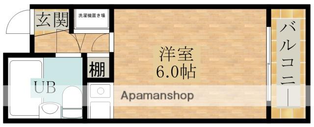 ベルトピア和泉大宮(ワンルーム/2階)の間取り写真