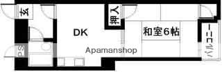 サンシャイン道野(1DK/2階)の間取り写真