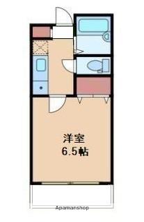 フルール(1K/3階)の間取り写真