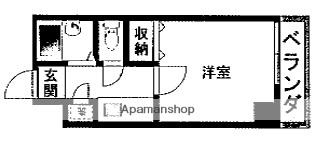 マーベラスK(1K/3階)の間取り写真