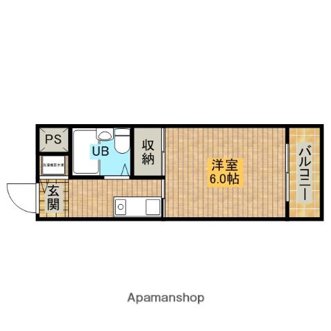 PERFECT LIFE堺東(1K/2階)の間取り写真