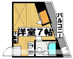 ステージ村田2(ワンルーム/3階)の間取り写真