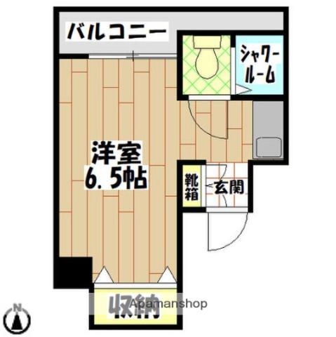 ノバ長居(ワンルーム/4階)の間取り写真