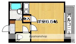 シャルマンフジ住吉弐番館(ワンルーム/4階)の間取り写真