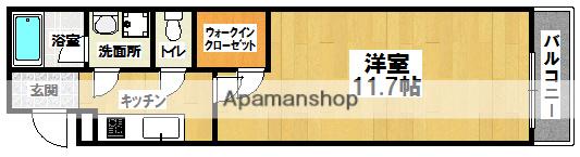 フジパレス堺老松町3番館(1K/1階)の間取り写真