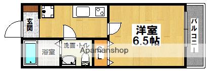 CASA堺東(1K/3階)の間取り写真