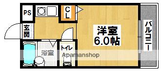メゾン苅田(1K/3階)の間取り写真