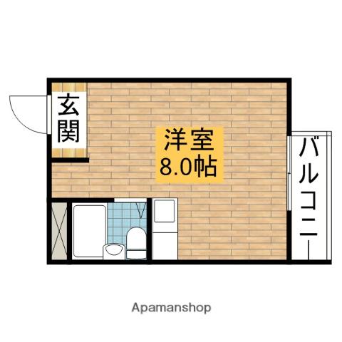 JPアパートメント堺(ワンルーム/3階)の間取り写真