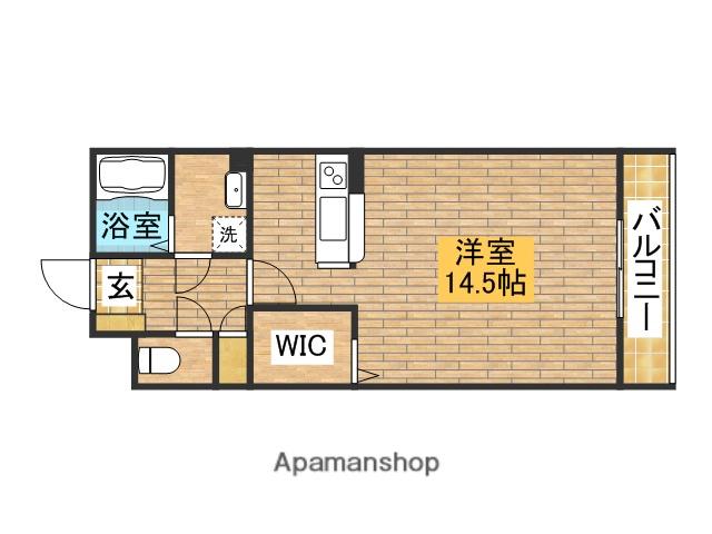 シャーメゾンさかい(ワンルーム/2階)の間取り写真