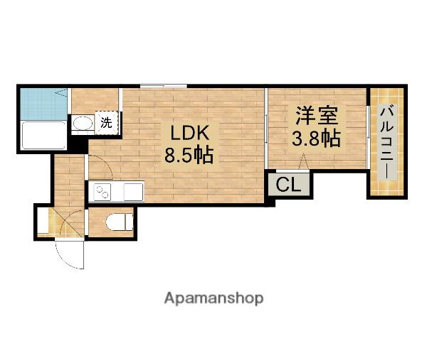 F ASECIA PHANES(1LDK/3階)の間取り写真