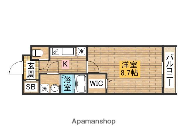 フジパレス堺香ヶ丘サウス(1K/3階)の間取り写真