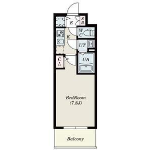 ALIVIS堺浜寺(1K/9階)の間取り写真
