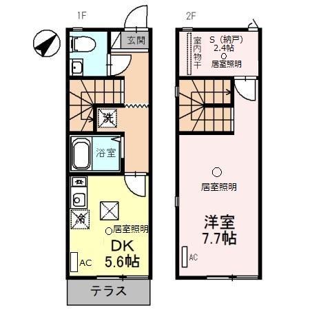 グレイス(1DK)の間取り写真