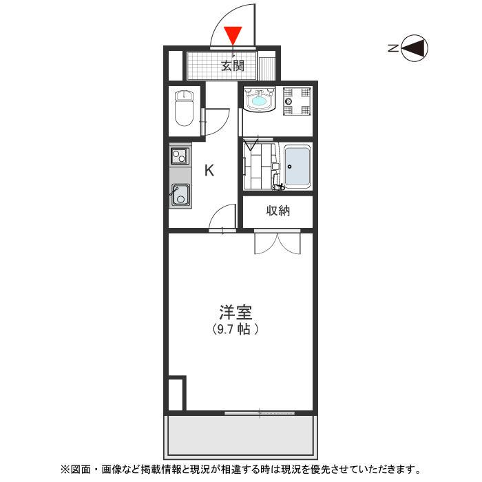 プロミネンス(1K/10階)の間取り写真