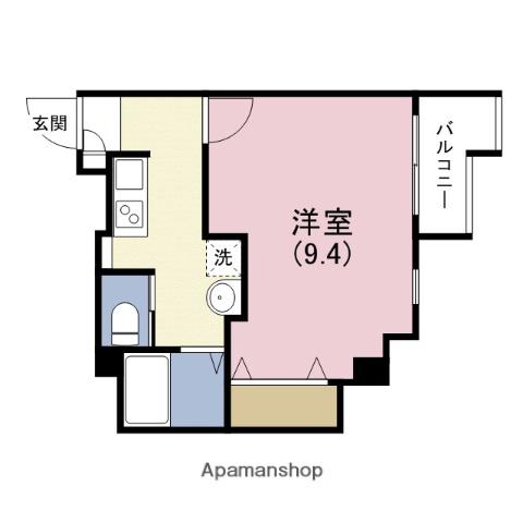 ステーションフロント緑橋 (1K/5階)の間取り写真