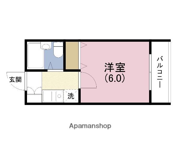 セレッソコート大阪城前(1K/8階)の間取り写真