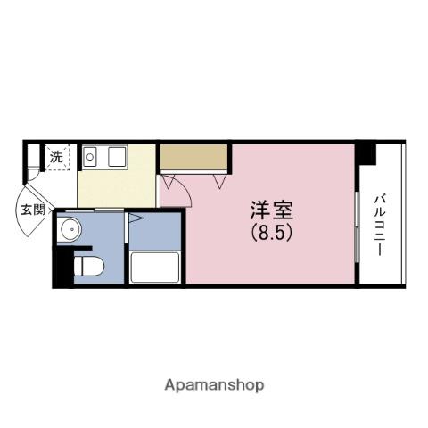 アーバンステージ安堂寺Ⅱ(1K/11階)の間取り写真