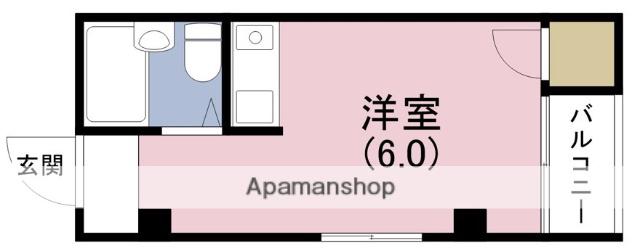 プレステイジ緑橋(ワンルーム/3階)の間取り写真