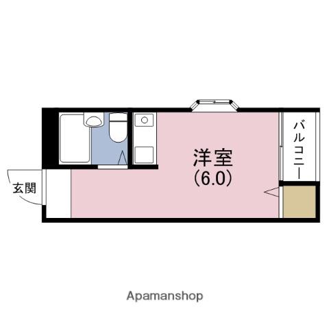 プレステイジ緑橋(ワンルーム/2階)の間取り写真