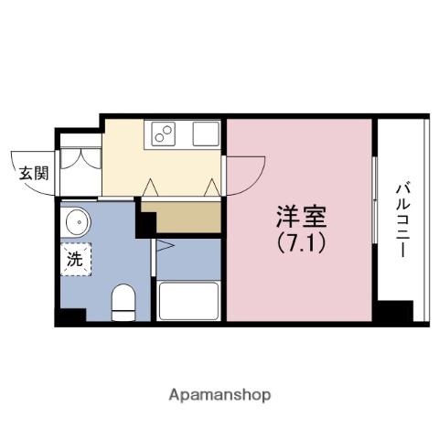 JPレジデンス大阪城東Ⅱ(1K/5階)の間取り写真