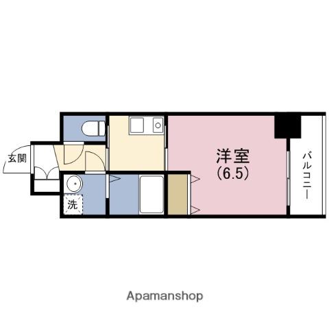 I CUBE深江橋(1K/3階)の間取り写真
