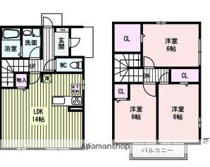 サンシャイン深江(3LDK)の間取り写真