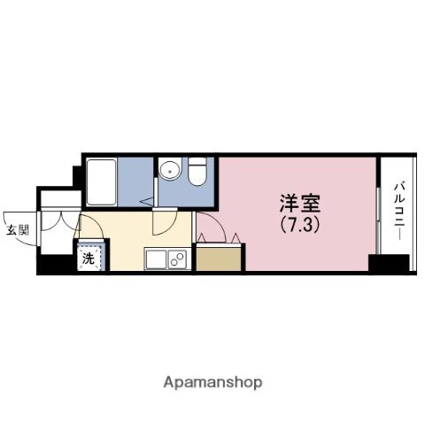 セレニテ京橋クレア(1K/6階)の間取り写真