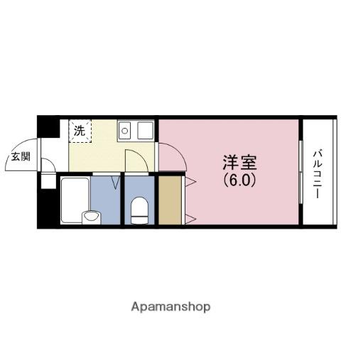 ハイツドアーン(1K/9階)の間取り写真