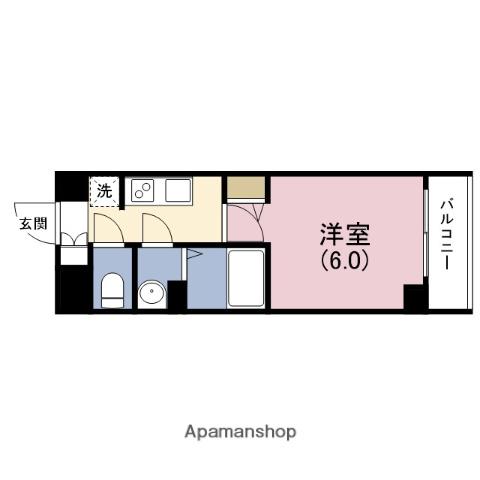 プレサンス天満橋トラッド(1K/11階)の間取り写真