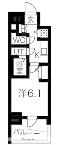 エスリード松屋町サウス(1K/10階)の間取り写真