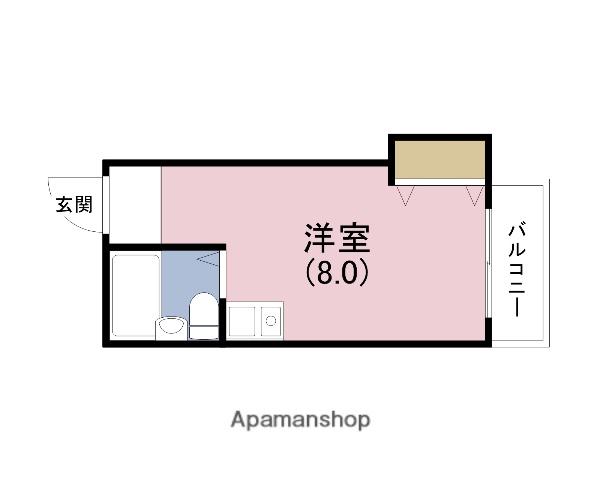 ルネコトブキ(ワンルーム/4階)の間取り写真