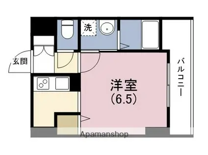 ララプレイス ザ・京橋ステラ(1K/7階)の間取り写真