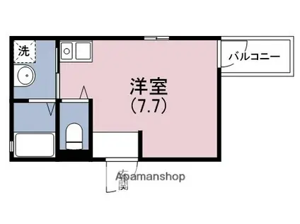 K&A鴫野西(ワンルーム/1階)の間取り写真