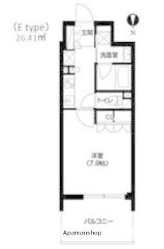 アーバネックス心斎橋(1LDK/10階)の間取り写真