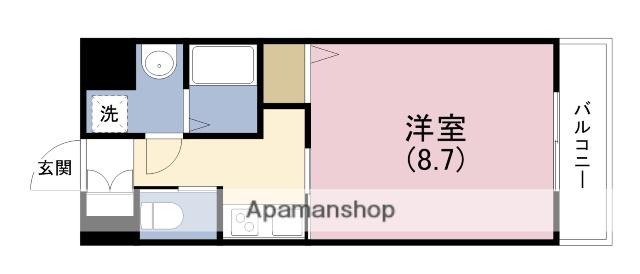 フォレストグレイス城東京橋Ⅰ(1K/11階)の間取り写真
